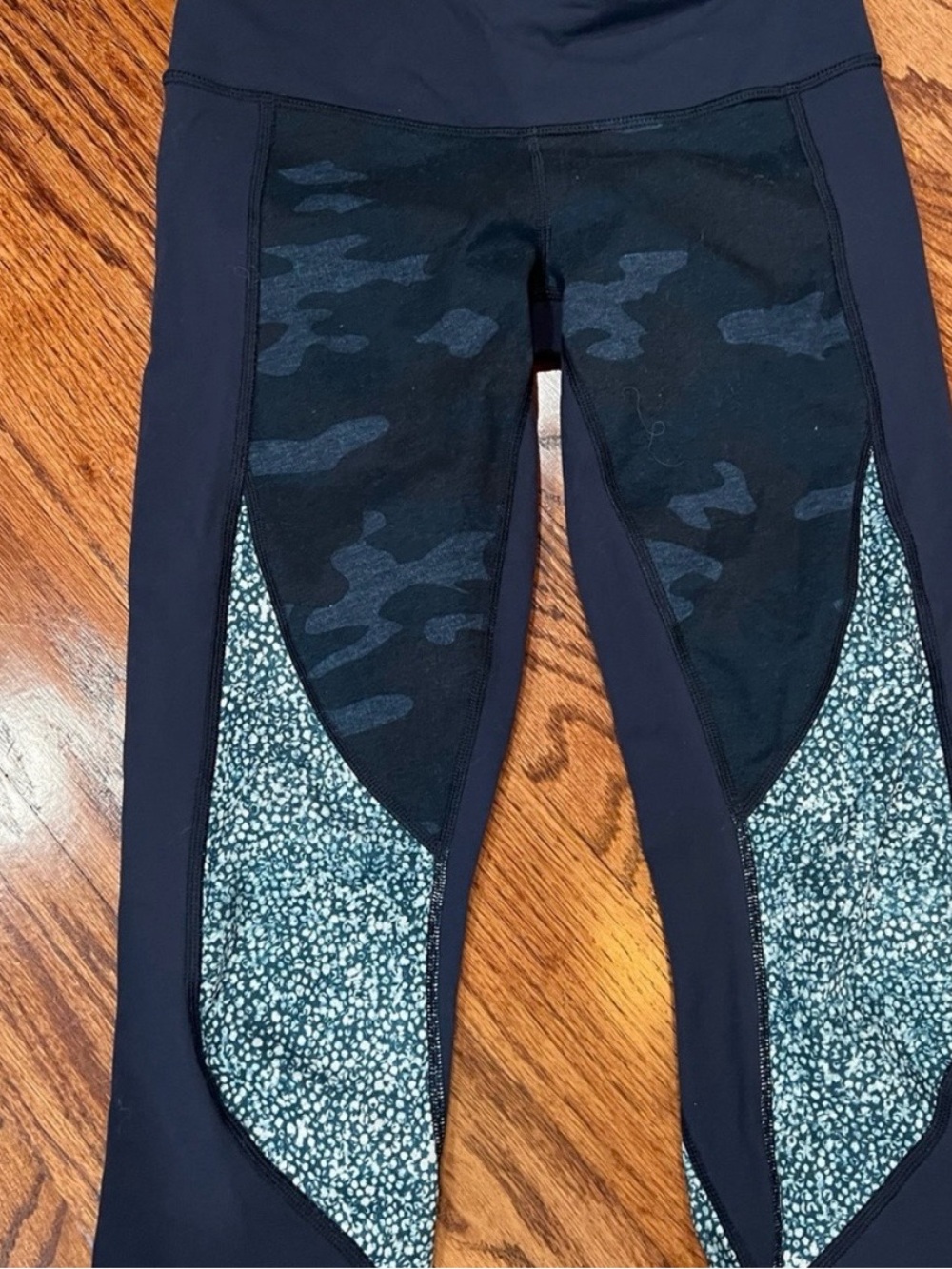 lululemon athletica Camouflage Leggings with Speckle Side Panels